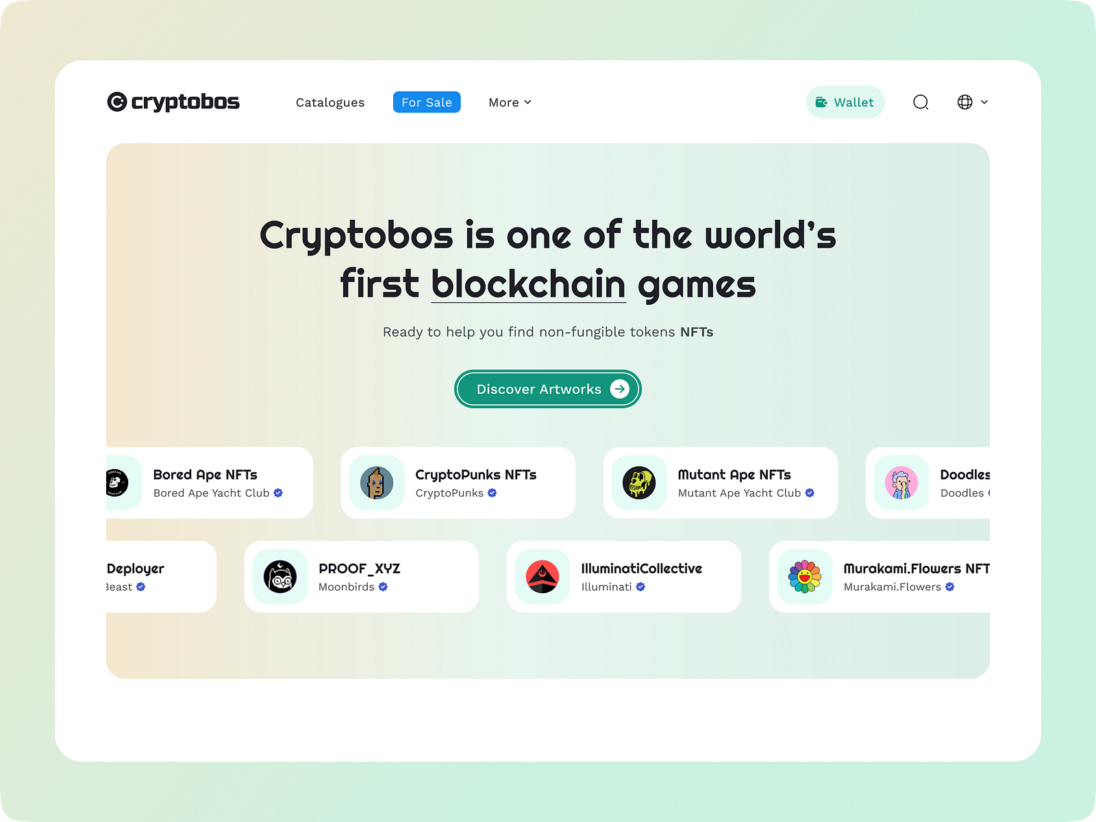 Cryptobos - Landing Page by Sunnyday Lab on Dribbble