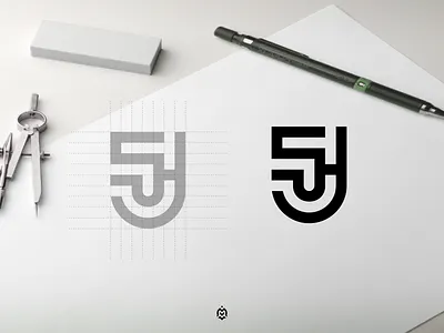 SH monogram logo concept branding creativelogo design illustration initials letter logo logogrid luxurydesign monogram vector