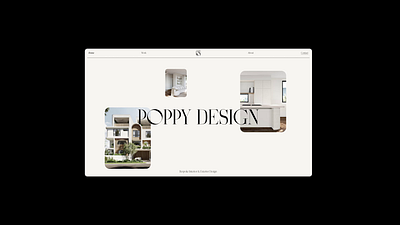Poppy Design Website Wireframe branding design graphic design logo typography ux