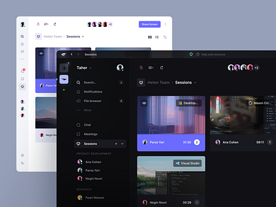 Communication Platform admin panel black blur dark dashboard desktop figma gallery light mac management microphone microsoft minimal platform remote team ui ux web design