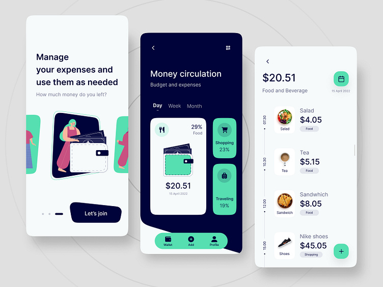 Expense Tracker App by Brilworks Software on Dribbble