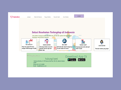 Project Website Halodoc design ui ux