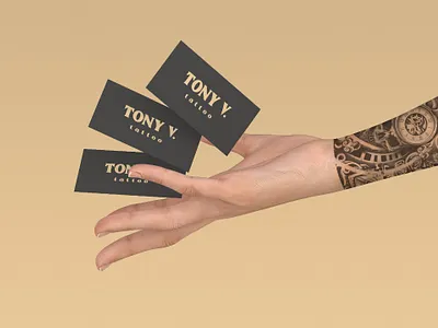 Tony V. branding businesscard illustrator logo psd tattoo