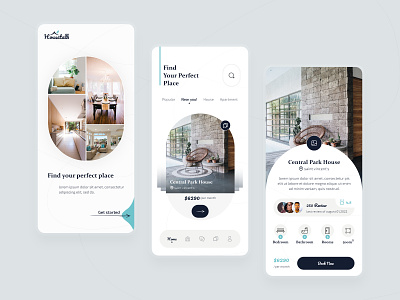 Real Estate Mobile App Design agent apartment app broker building home house housing mobile mobile app property real estate real estate agency real estate app real estate ui realtor room ui ui design ux design