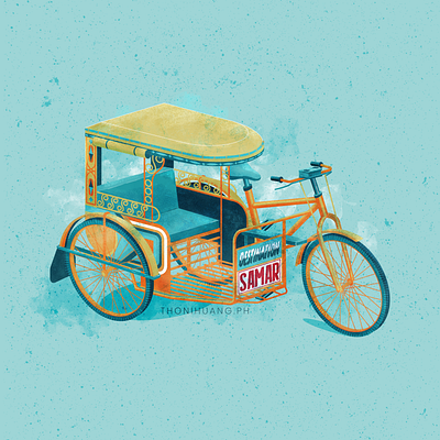 Tricycle design illustration vector