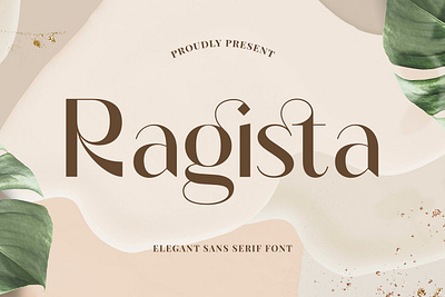 Ragista - Elegant Display Sans Serif advertising branding classy display display font elegant fashion font fonts lettering logo magazine minimalist modern sans serif serif stylish typeface typography unique