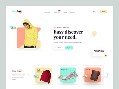 e-commerce homepage design 2021 trend branding clean ui clothshop creative design e shop ecommerce homepage minimal product shopping store ui ux websesign website