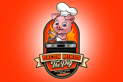 BACON MINUS branding caricature design character design design graphic design illustration logo logo design ui vector