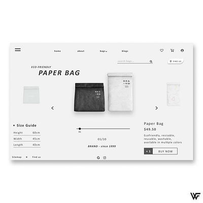 Ui shot for eco-friendly paper bag 👇