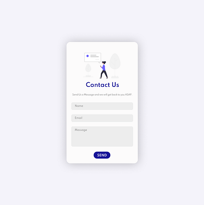 Daily UI 028 - Contact Us dailyui dailyui028