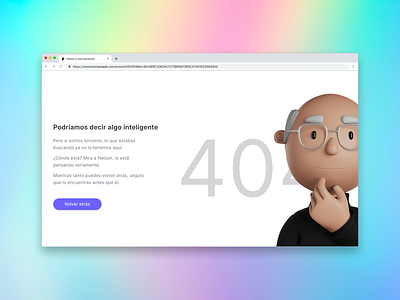 Maratón UI 04 - 404 3d ui ux web