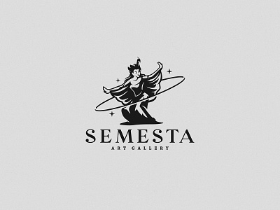 Traditional dancer minimalist logo design branding dance design dribbble illustration indonesia java javanese peacock tari traditional typography vector