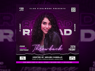Night Club Party Flyer Template PSD after work party artist club dj flyer ladies party night club summer template