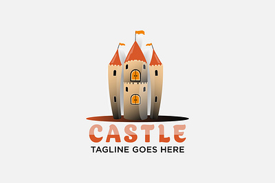 Castle Logo Template vector symbol icon design guard