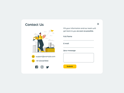 Contact us | Daily UI 28 contact us customer care daily ui daily ui 28 design form message ui ux