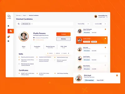 Recruitment platform animation branding business design funny illustration logo mobile mobile app ui