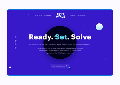 Website Header Section design development agency digital agency landing page ui uiux ux uxdesign website header website hero