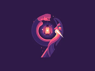 Lamp Man Vector branding design dribbble graphic design illustration logo ui ux vector