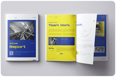 Annual Report 3d animation annual annual report branding catalog clean design graphic design illustration indesign logo magazine motion graphics print printable report template ui