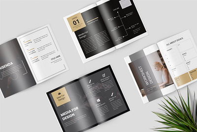 Alamanda - Workbook Planner Template 3d animation branding catalog clean design graphic design illustration indesign logo magazine motion graphics print printable template ui workbook