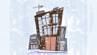 House in the city city design draw fiv frizvan house illustration ivanlife ui