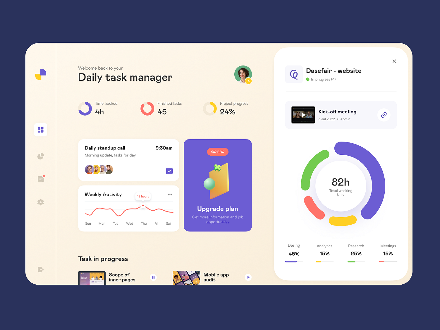 Roto Dashboard by Halo UI/UX for Halo Lab 🇺🇦 on Dribbble