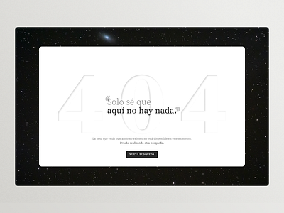 Maratón UI #4 - 404 Page art design typography ui userinterface ux webdesign