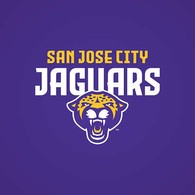 San Jose City College Jaguars Primary Logo branding college sports cougar design illustration jaguar logo panther panthers sports logo