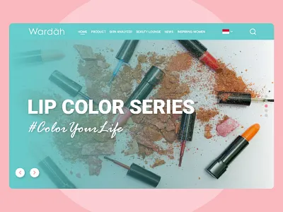 Cosmetics cosmetics redesign ui website