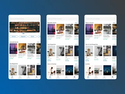 Redesign App Ebooks Gramedia app ebooks mobile ui