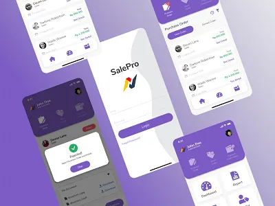 SalePro app mobile ui