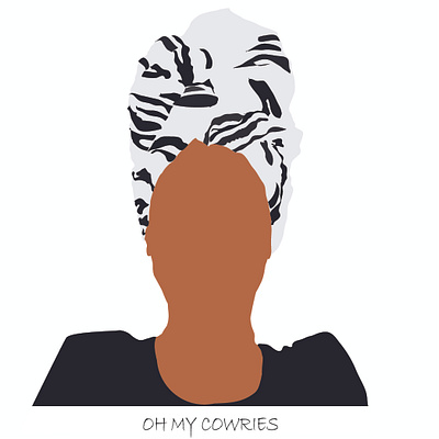 Oh my Cowries alo branding design flat illustration ill illustration