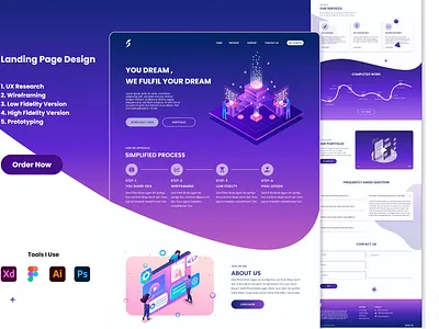 eAgency Website Landing Page Design Concept design landing page design landingpage ui ui design uiux design ux website concept website design website ui