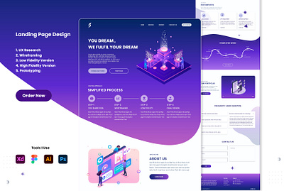 eAgency Website Landing Page Design Concept design landing page design landingpage ui ui design uiux design ux website concept website design website ui