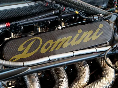 Domini Engine graphic design motorsports racing