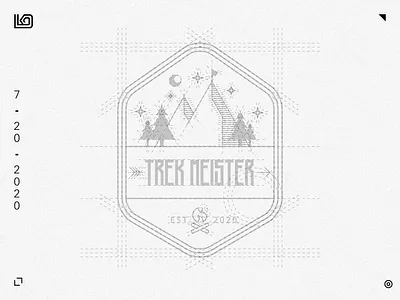 Trek Meister Logo Design Process golden ratio logo logo design process