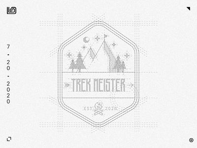 Trek Meister Logo Design Process golden ratio logo logo design process