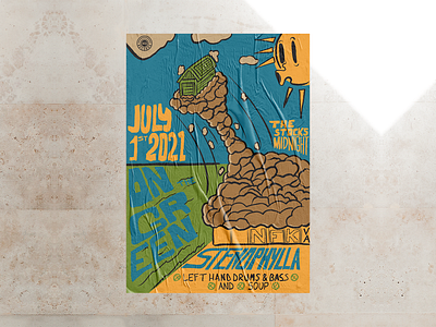 Stenophylla - Gig-Poster design design757 digital illustration fake band gig poster graphic design illustration poster poster design stenophylla