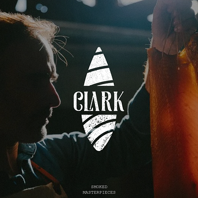 Clark Salmon fishlogo graphic design graphic designer logodesign sushi