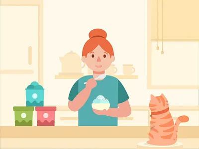 National Ice Cream Day animation design motion graphics national ice cream day