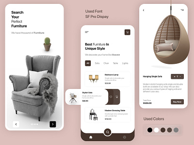 Interior Design 2021 awesome design branding design e commerce furniture app graphic design illustration logo mobile app mobile design popular design trendy design ui ux vector