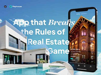 Playhouse Real Estate App animation feed game mode interface ios listing mobile mobile app mobile design motion graphics real estate ui ux