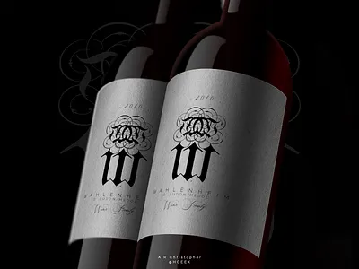 WAHLENHEIM #1 branding branding design design graphic design image branding lettermark logo logo design monogram monogram design vector