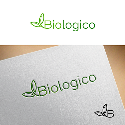 Biologico Organic Logo Design biologico modern logo organic logo