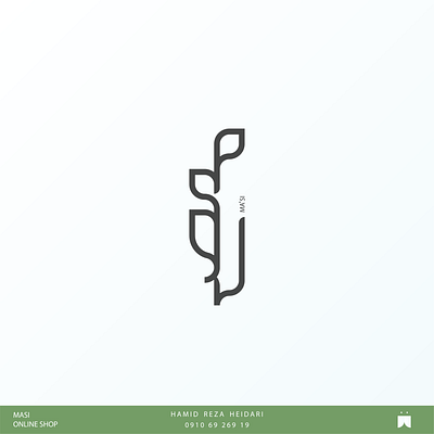 Ma'si minimal logotype branding design graphic design illustration logo minimal logotype monogram design typography