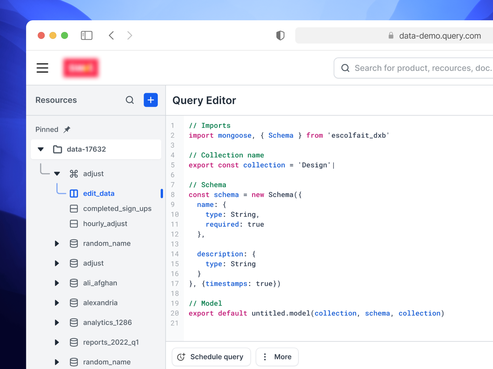 Query Editor by Karaman on Dribbble