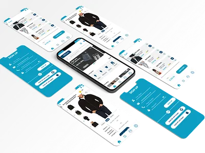 Proud store- eCommerce mobile app design adobe xd android branding creative design ecommerce ios mobile app design mockup ui ux
