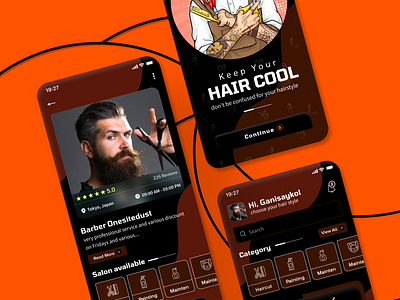 Salon Marketplace App app beauty design fluttertop haircut makeup manicure marketplace massage mobile mvp online react native salon service startup style stylist ui ux