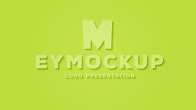 Plastic Sheet Logo Mockup 3d animation branding design free graphic design illustration latest logo mock up mockup mockup design motion graphics plastic premium psd psd mockup sheet ui