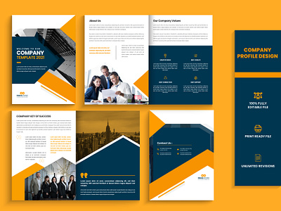 Company profile | Business proposal | Magazine design branding brochure design buiness brochure business proposal company profile corporate design flyer design graphic design magazine design template trifold brochure